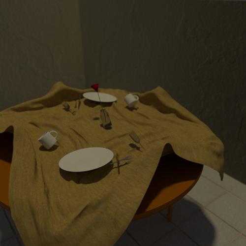 Table cloth pull preview image